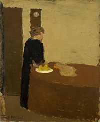 Woman in Black (ca. 1891) by Edouard Vuillard.  