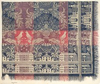 Woven Jacquard Coverlet (ca. 1939) by Mary Berner.  