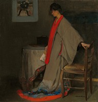 Young Woman in Kimono (ca. 1901) by Alfred H. Maurer.  