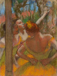 Dancers (1896) by Edgar Degas.  