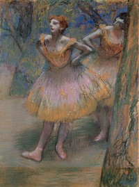 Two Dancers (ca. 1893–1898) by Edgar Degas.  