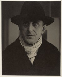 Marsden Hartley (1916) by Alfred Stieglitz.  