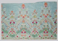 Skirt Panel (c.1720) textile in high resolution by anonymous. 