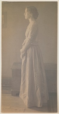 The Puritan (Letitia Felix) (1899) photography in high resolution by Clarence H. White. 