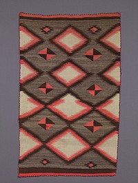Serape (c.1890) textile in high resolution. 