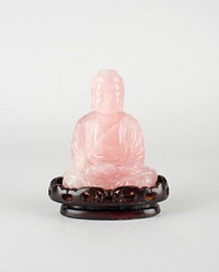 Seated Buddha (19th–early 20th century) sculpture in high resolution by anonymous. 