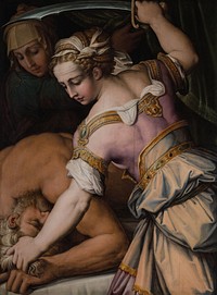 Judith and Holofernes (c.1554) in high resolution by Giorgio Vasari, Italian, 1511–1574.  