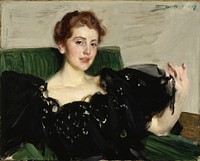 Lucy Turner Joy (1897) painting in high resolution by Anders Leonard Zorn. 