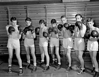 High School Boxing Team Oak Ridge 1947