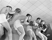 High School Boxing Team Oak Ridge 1947