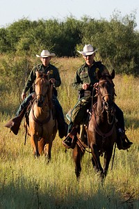 South Texas, Border Patrol Agents from the McAllen Horse Patrol Unit