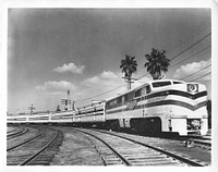 Photograph of the Freedom Train in Florida. Original public domain image from Flickr