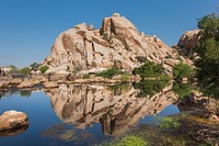 Barker Dam Lake, Joshua Tree National Park in California