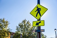 Crosswalk RRFB sign