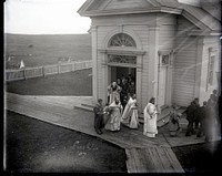 Procession Leaving St Paul Church (Lembkey Signed). Original public domain image from Flickr