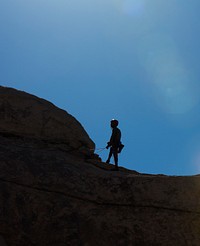 Belayer silhouette