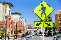 Crosswalk RRFB sign