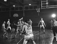 Basketball Elks Club & Maryville in Oak Ridge 1947