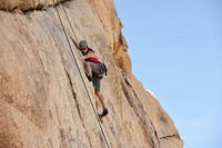 Climbing in Hidden Valley