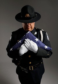 CBP Honor Guard studio shoot