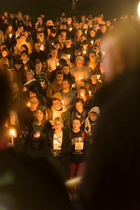 Vigil for Orlando victims, Wellington, June 13, 2016.Original public domain image from Flickr