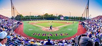 ECU vs UNCW, Game 2 of the NCAA Baseball Regional Tournament in Greenville, NC. June 1, 2018. Original public domain image from Flickr