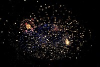 4th of July fireworks, original public domain image from Flickr