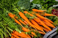 Carrots at Umbrella Market, Uptown Greenville, USA