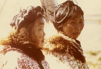 Eskimo women from the village of Shishmaref. Original public domain image from Flickr