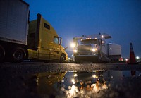 Officers with the U.S. Customs and Border Protection, Office of Field Operations, conduct non-intrusive inspections at the Port of Boston prior to the Sail Boston 2017 event, June 17, 2017.