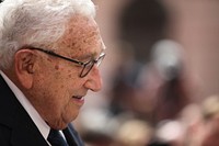 Henry Kissinger. Original public domain image from Flickr