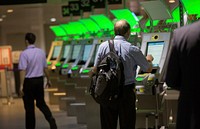 Officers with the U.S. Customs and Border Protection, Office of Field Operations, process international arrivals of passenger flights at Boston Logan International Airport June 21, 2017 in Boston, Mass. U.S. Customs and Border Protection photo by Glenn Fawcett.