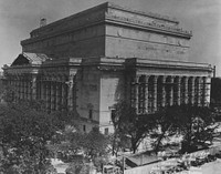 Photograph of the Almost Complete Construction of the Exterior of the National Archives Building, Washington, D.C. Original public domain image from Flickr
