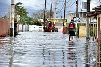 U.S. Army Brig. Gen. Isabelo Rivera, the Adjutant General of Pureto Rico, and Puerto Rico Governor Ricardo Rosselló, visited the areas affected by Hurricane María in the municipalities of Loiza, Canóvanas and surrounding areas, Sept. 21, 2017.