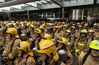 Firefighters Memorial Stairclimb, September 9, 2017. At Sky Tower, Auckland. Original public domain image from Flickr