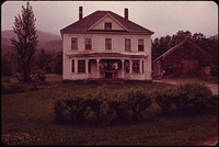 House in Gilead, a Village on the Androscoggin River 06/1973. Original public domain image from Flickr