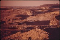 A Landscape of Mesas and Canyons Was Produced by the Hanna Coal Company in South-Eastern Ohio. Original public domain image from Flickr