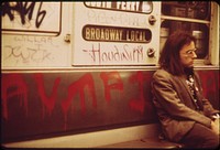 Vandals Have Spray-Painted This Subway Car, 05/1973. Original public domain image from Flickr