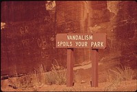 Vandalism Is a Problem, as Most of the Canyonlands National Park Area Is Unsupervised, 05/1972. Original public domain image from Flickr