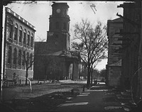 St. Michael's Church, Charleston, S.C. by Mathew Brady. Original public domain image from Flickr