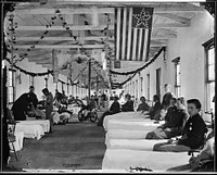 Carver Hospital, Washington, D.C. Interior View by Mathew Brady. Original public domain image from Flickr