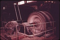 Inside Outmoded Sewage Treatment Facility in the Spring Creek Area of Queens 05/1973. Photographer: Tress, Arthur. Original public domain image from Flickr