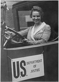 "Woman Member of the Secret Service, Olive H. Doyle". Original public domain image from Flickr
