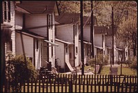 Rear View of Supervisors' Housing in Dehue, West Virginia, a Youngstown Steel Corporation Company Town near Logan. Original public domain image from Flickr