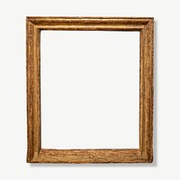 Wooden frame collage element psd