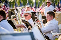 The second-annual Field of Honor was officially opened during a dedication ceremony at Greenville Town Common, Friday, May 17. Original public domain image from Flickr