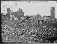 Ruins of Richmond, Va., 1865 by Mathew Brady. Original public domain image from Flickr