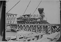 United States Military Railroad Engine, "W.H. Whiton." by Mathew Brady. Original public domain image from Flickr