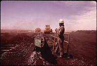 Navajo Workmen at the Peabody Coal Company. Photographer: Eiler, Lyntha Scott. Original public domain image from Flickr