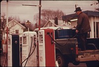 Imported Gasoline Was Available in Oregon During the Fuel Crisis of 1973-74 at Double the Cost of the Domestic Fuel 03/1974. Photographer: Falconer, David. Original public domain image from Flickr